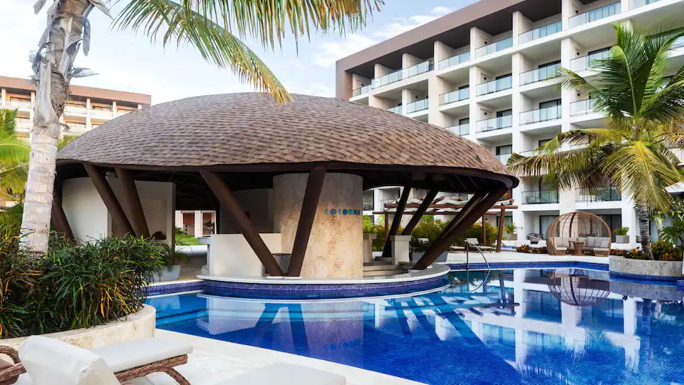 Cocoonz kids club snack bar at Hyatt Ziva Cap Cana featuring family-friendly refreshments, colorful décor, and convenient dining for children and families.