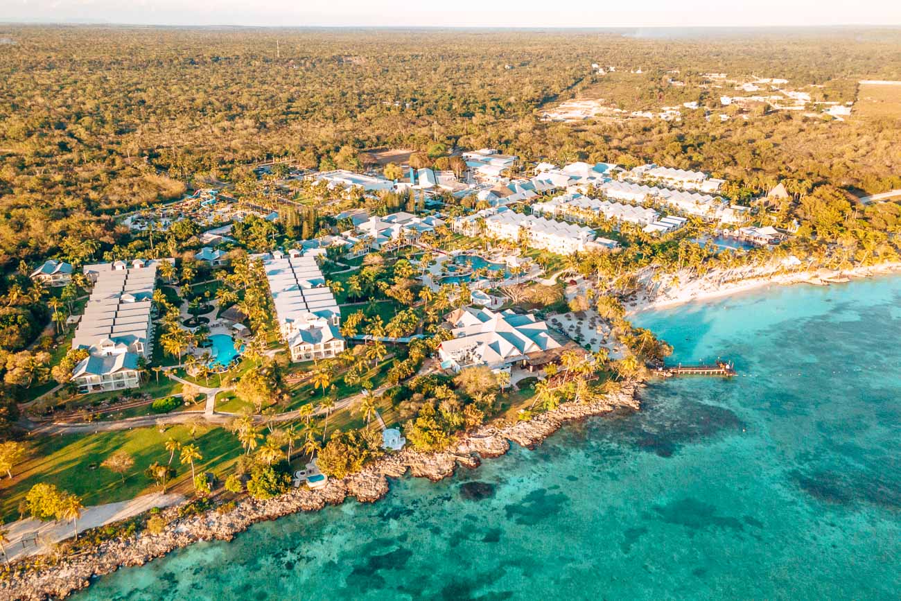 Hilton La Romana All-Inclusive Family Resort in Dominican Republic with beachfront pools, water park, and family-friendly amenities.
